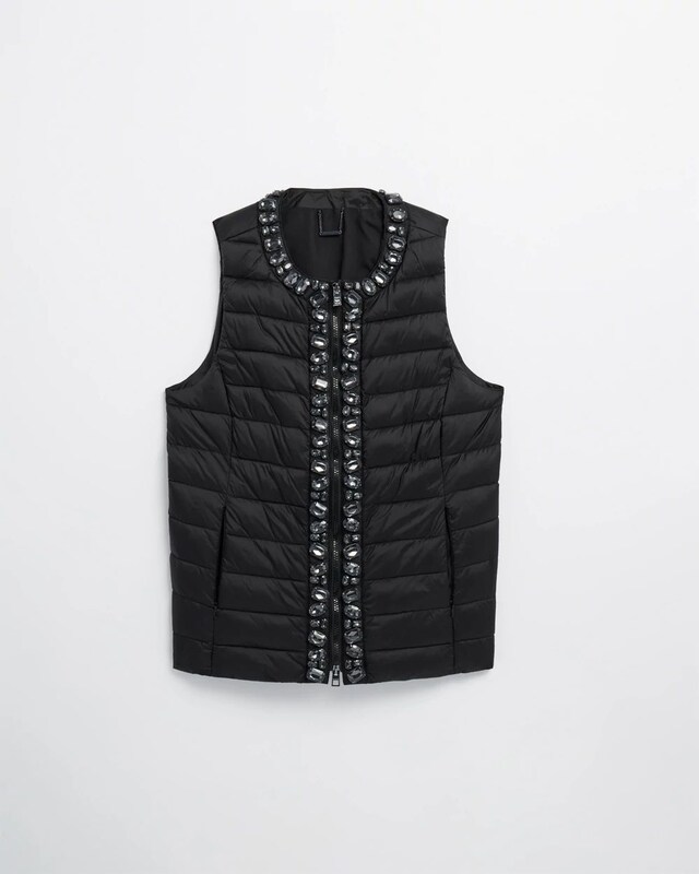 Embellished Puffer Vest - image 5